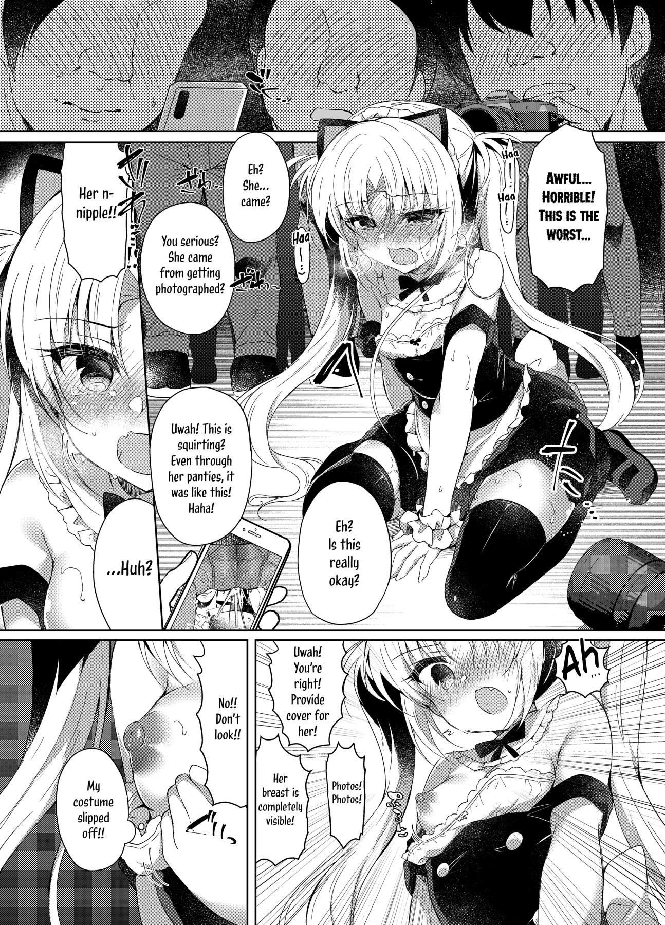 hentai manga A Sassy Female Brat Hypnotized and Punished with Cosplay Voyeurism